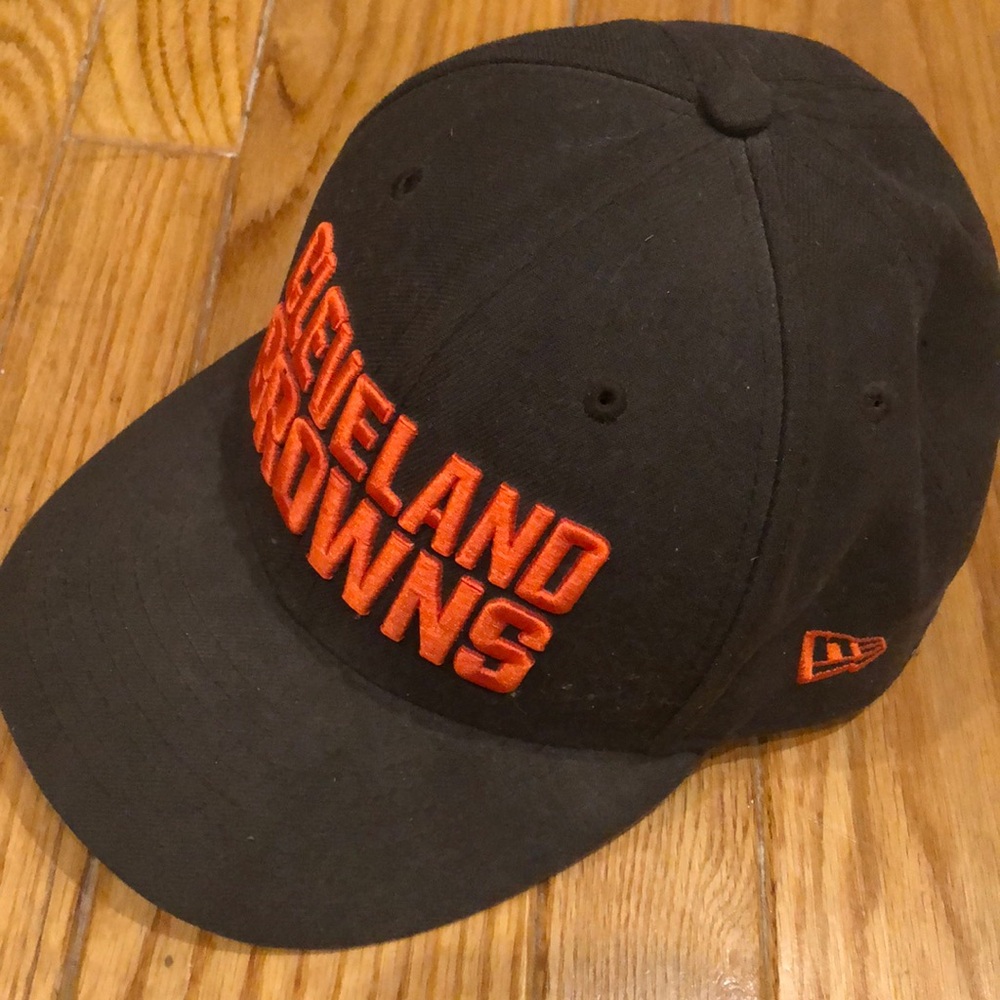 New Era Black and Orange Cleveland Browns Cap